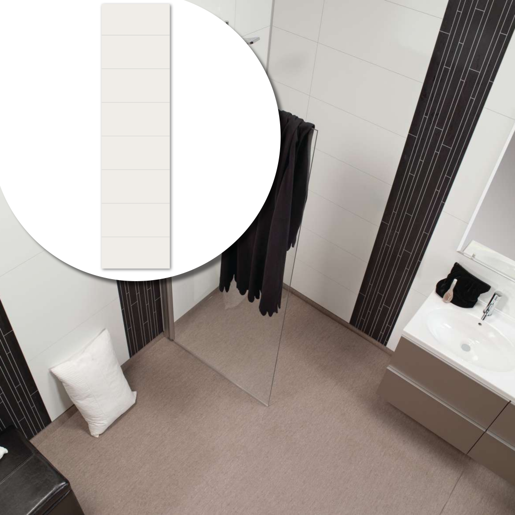 Fibo Trespo Mat Glad - 2094 M6040 White